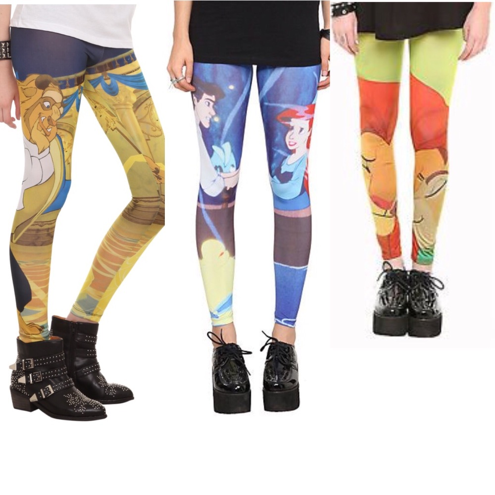 BUNDLE of 3 Hot Topic Disney Leggings